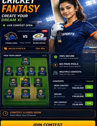 SofaSlots (mobile slots real money) fantasy cricket & matchday visual 3